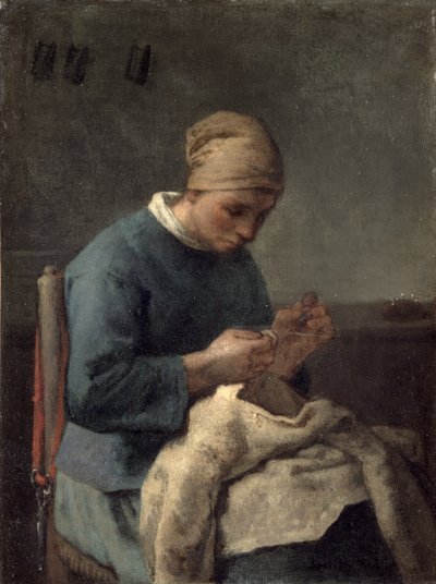 La couturière - Jean Francois Millet